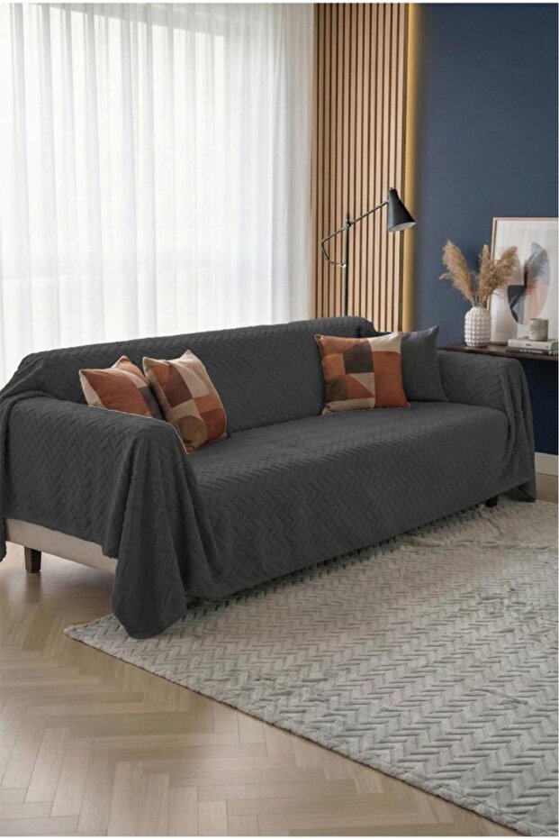 Wellsoft Sponge Sofa Cover 170X210 cm Dark Gray