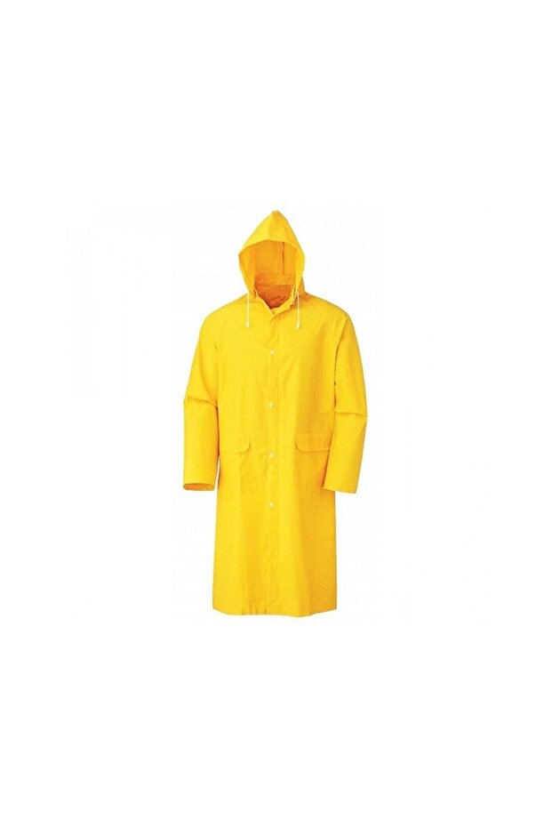 Lüx Sarı Yağmurluk Kalın Polyester