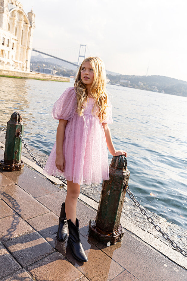 Short Sleeved Party Dress