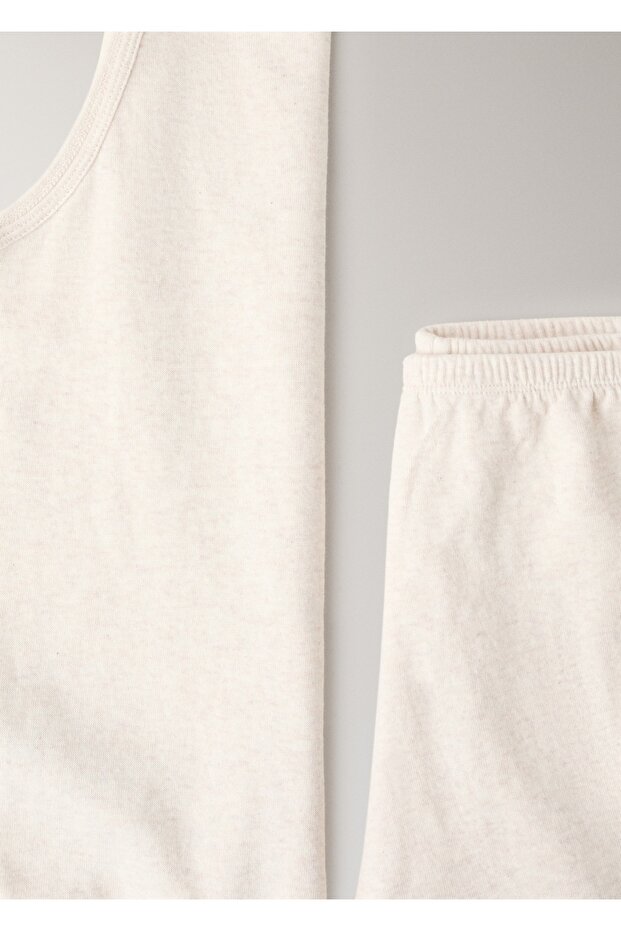Pamuklu pijama şort - 5