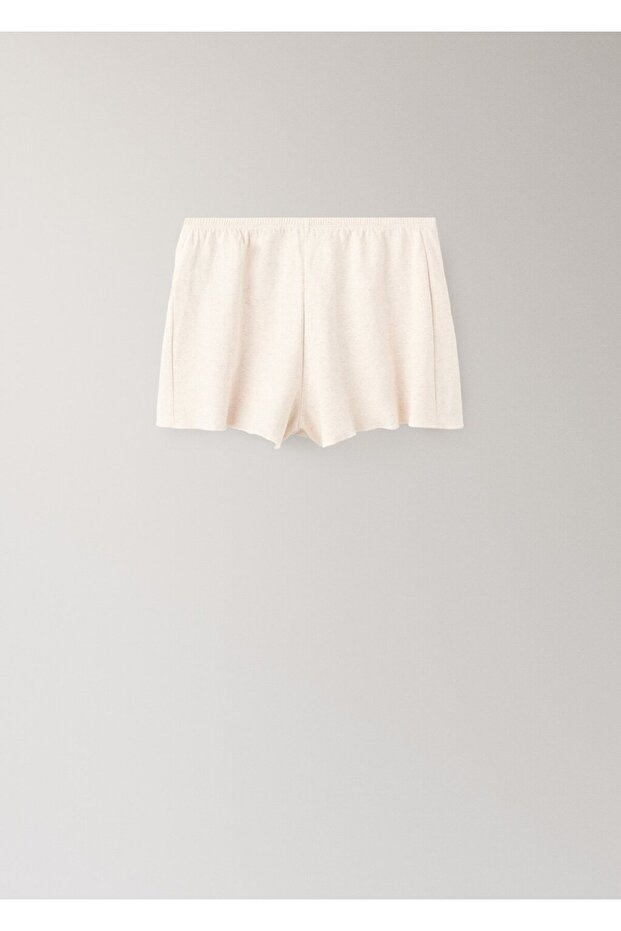 Pamuklu pijama şort - 3