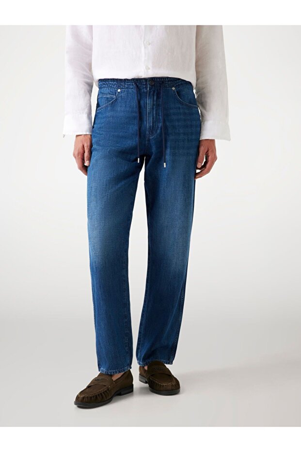 Linen-blend joggers - 1