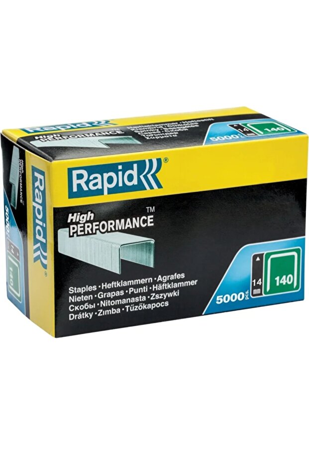 No.140 Flatwire Staples 14mm – 5000pcs – Silver – 11915611