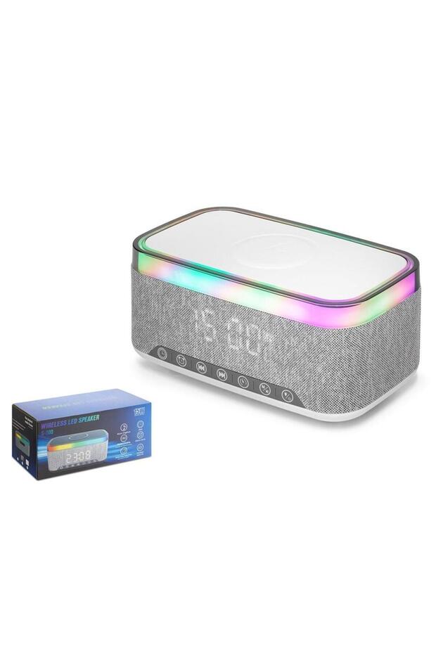 A911 Bluetooth Speaker Led Beyaz - 1
