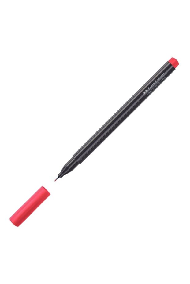Faber-castell finepen 0.4 mm dark red cm26