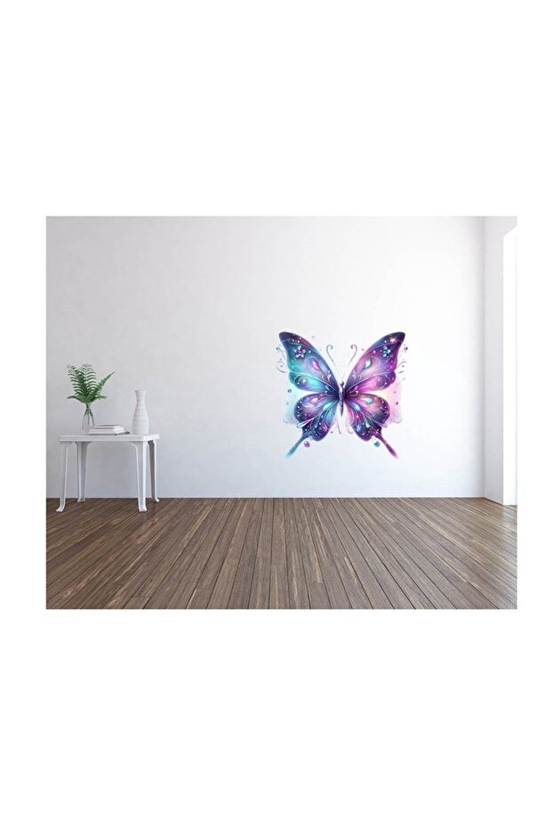 Autocolant decorativ, fluture, multicolor - 2