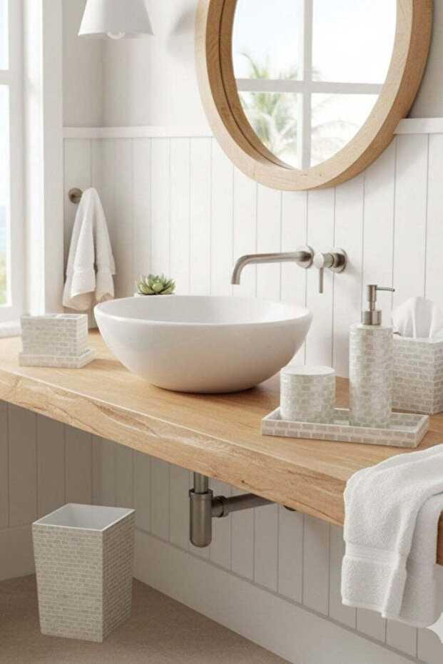 Prestij Sedefli Banyo Seti - 3