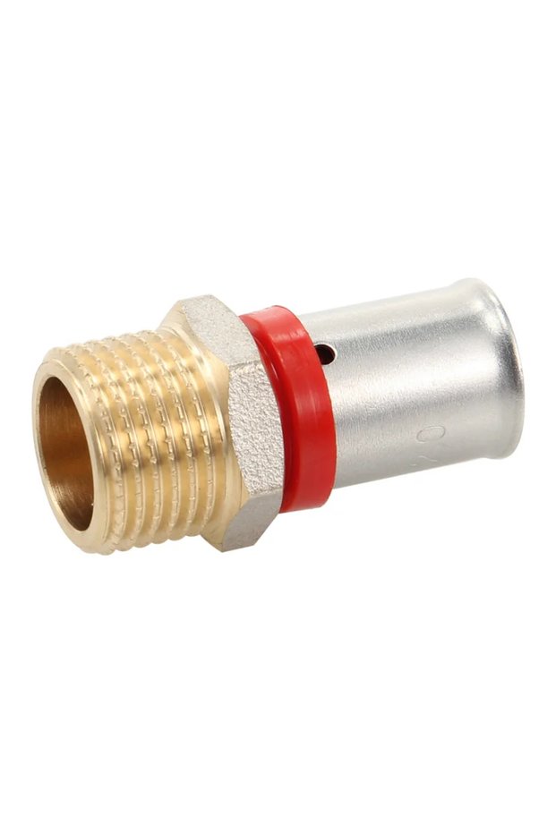 Crimp fitting, internal thread, Ø 20 mm x 2 - 3/4'