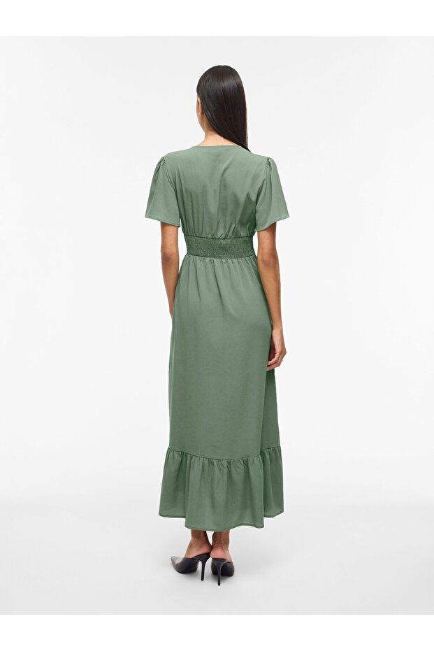 Maxikleid VIMATHILDE Kurzärmeliges - 4