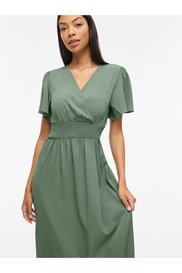 Maxikleid VIMATHILDE Kurzärmeliges - 6