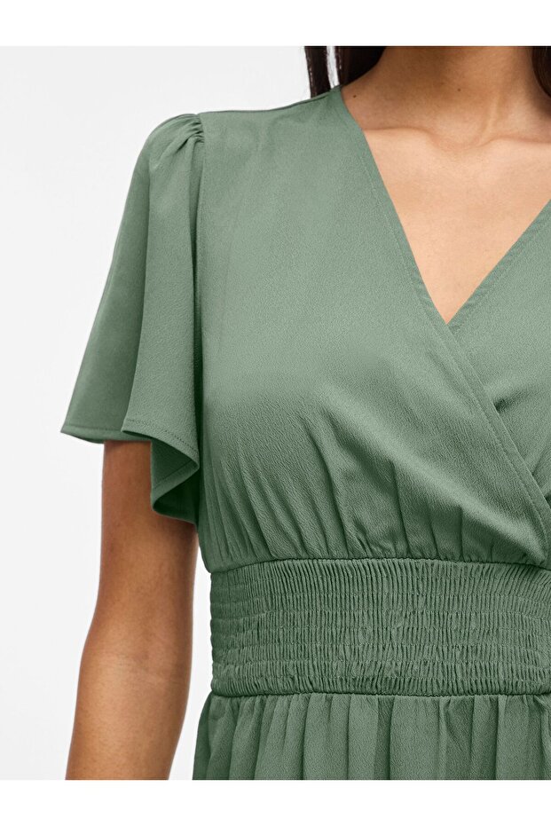 Maxikleid VIMATHILDE Kurzärmeliges - 7