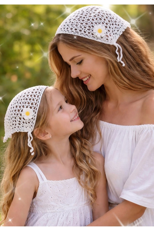 Mother Daughter Matching Bandana Pinterest Hair Band 🌼