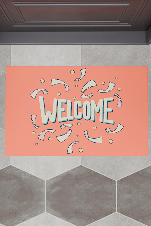 Welcome Decorative Multi-Purpose Indoor and Outdoor Door Mat