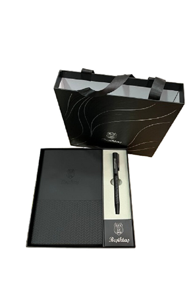 Beşiktaş Premium Notebook and Pen Gift Set – Special Boxed Fan Collection