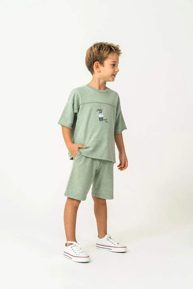 Rolypoly 3734-g Men's Waiter Bermuda Set