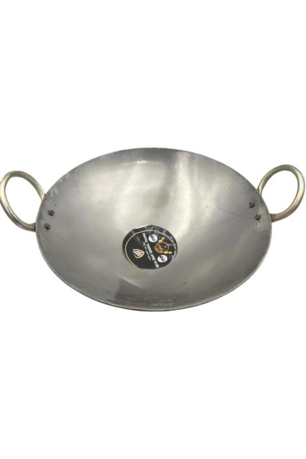 Indian Traditional Iron Kadhai or Kadai – 11 Inch (27.5 cm Diameter, Large Size)