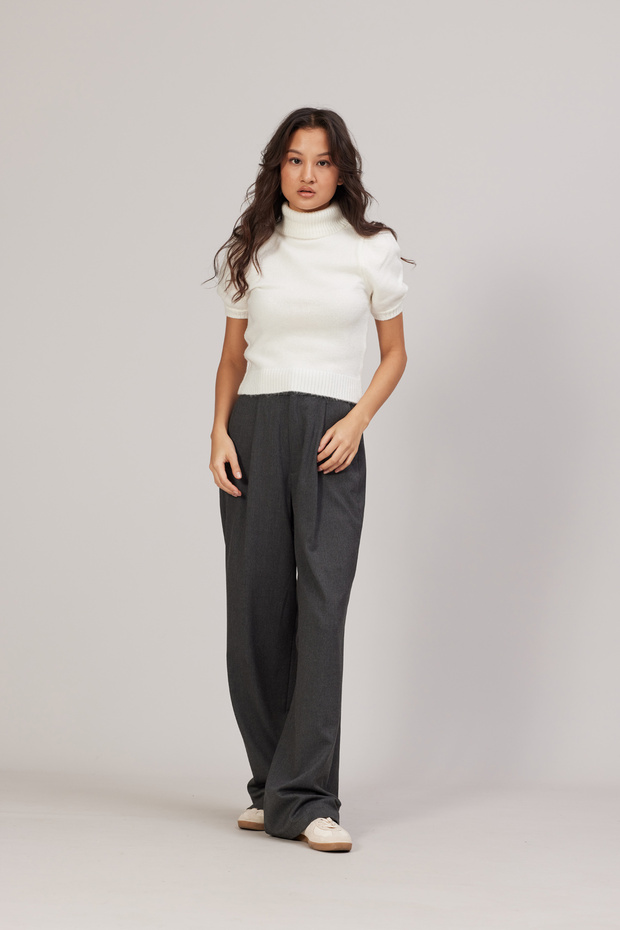 Short Sleeved Knitwear Sweater