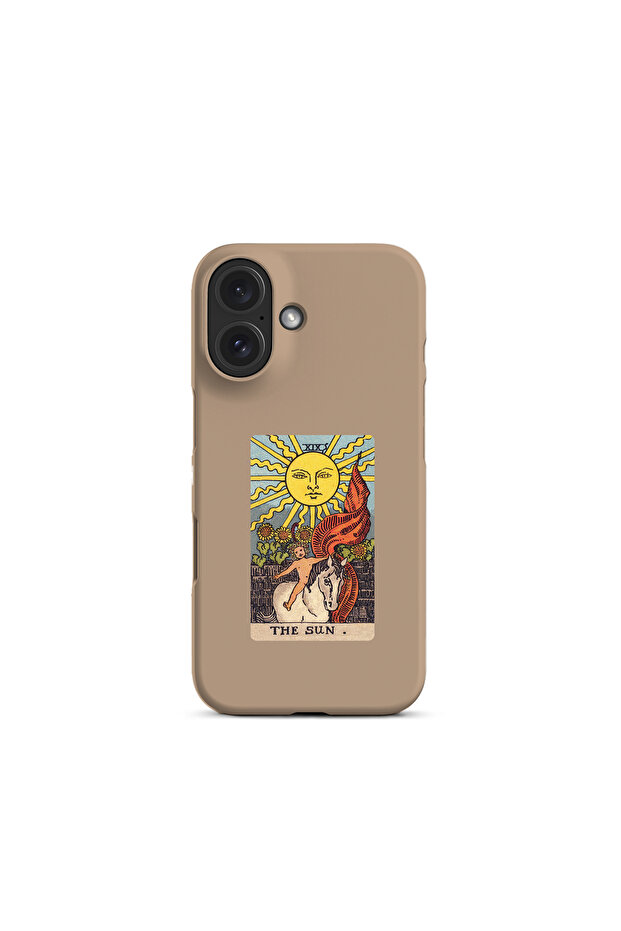 حافظة متوافقة مع آيفون 17 بتصميم الشمس - 1