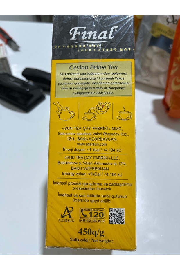 FİNAL ÇAY 450 Gr - 2