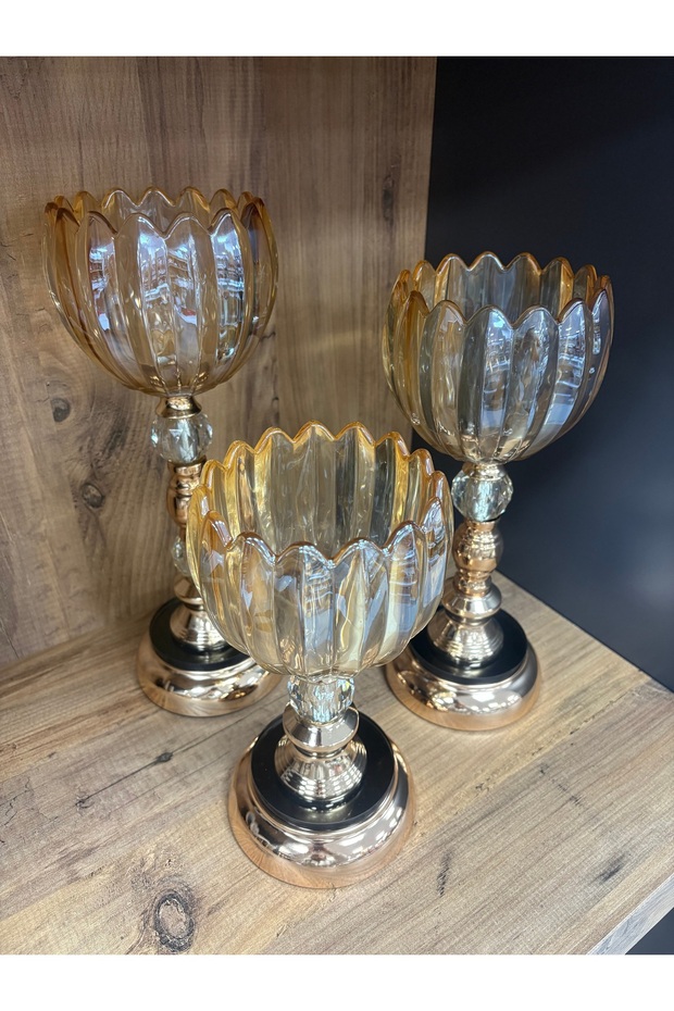 3’lü Şamdan set - 3