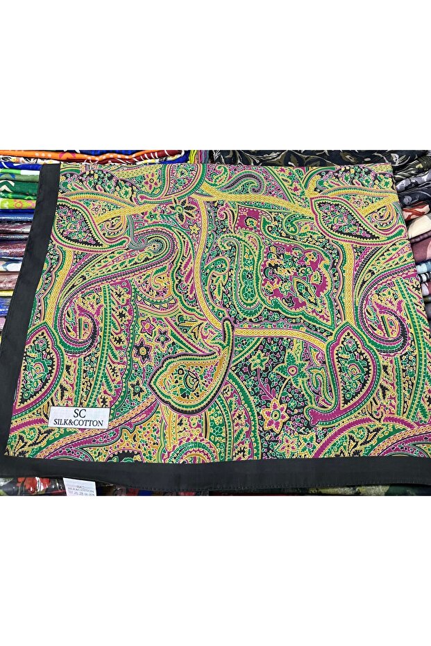 Silk Koton Cotton Shawl Ethnic Pattern