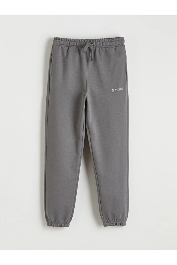Lcw Kids Gray Boys Jogger Sweatpants with Elastic Waist