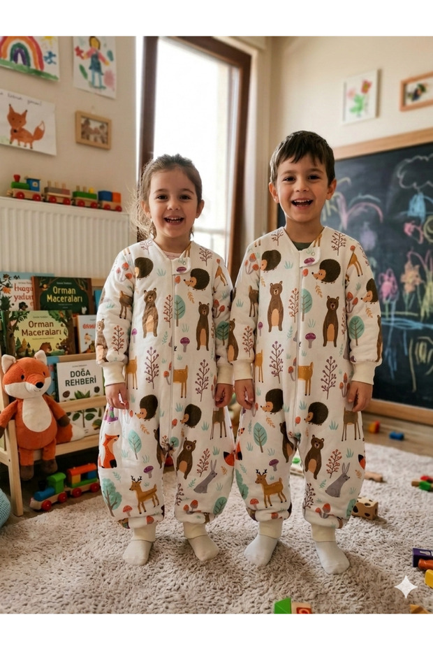 Sleepover 2.5 Tog Sleeping Bag with Sleeves 100% Natural Cotton Double Layer Flannel Special Fabric Unisex