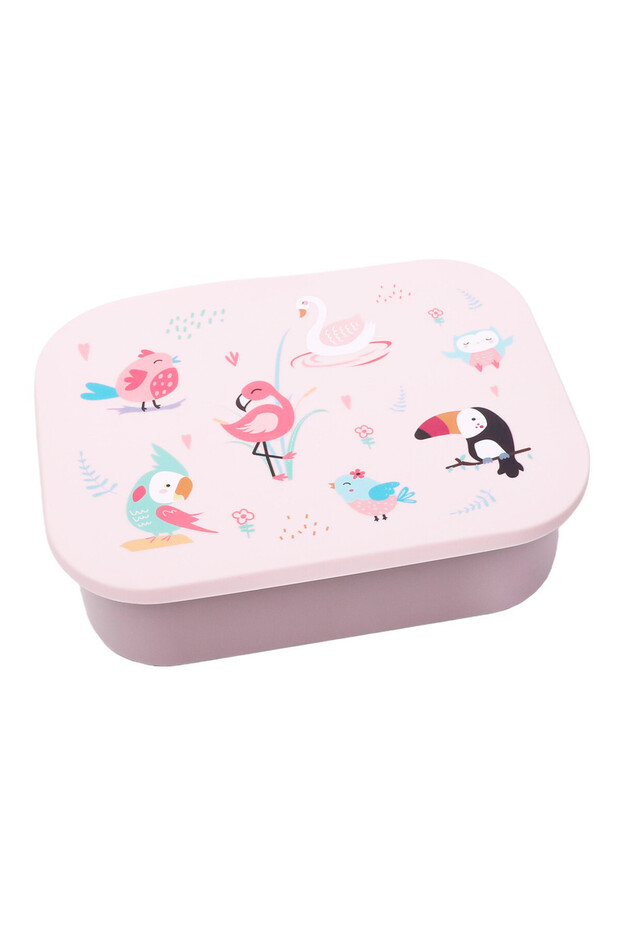 Little Lund Birds Lunch Box – Kids Water-Resistant Container with Divider