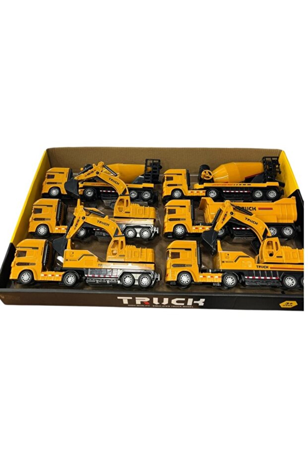 Sh40930 Rubbered Car Construction Vehicles Plastic-Zrv