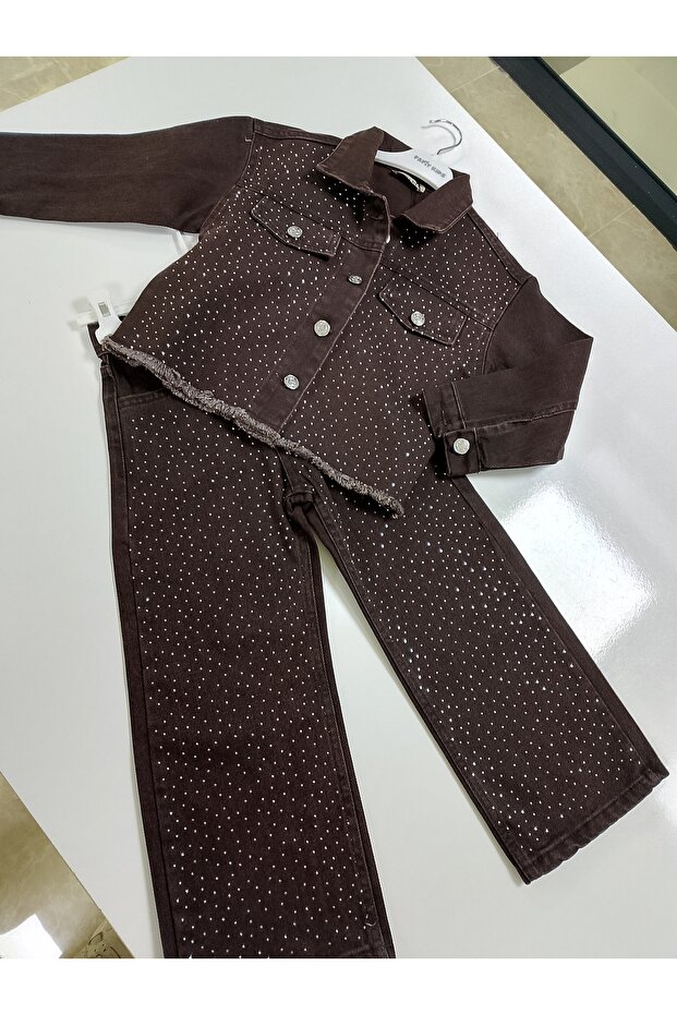 Taşlı Kot Takım - 3