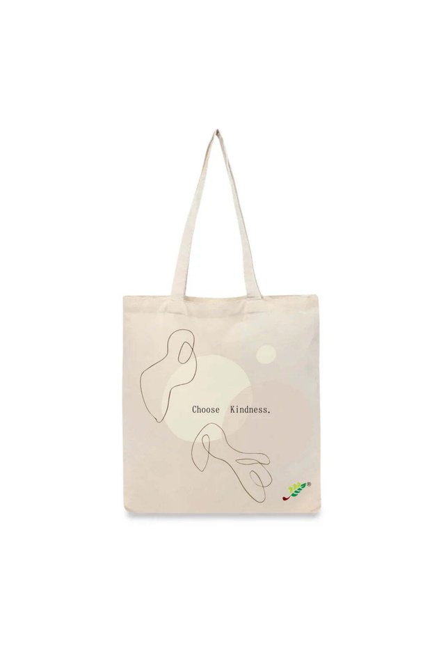 Tote Bag - Choose Kindness Printed Stylish Carry-All Cotton Tote Set of 01