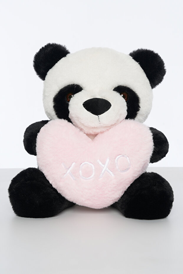 Heart Panda Plush Toy - 60 cm