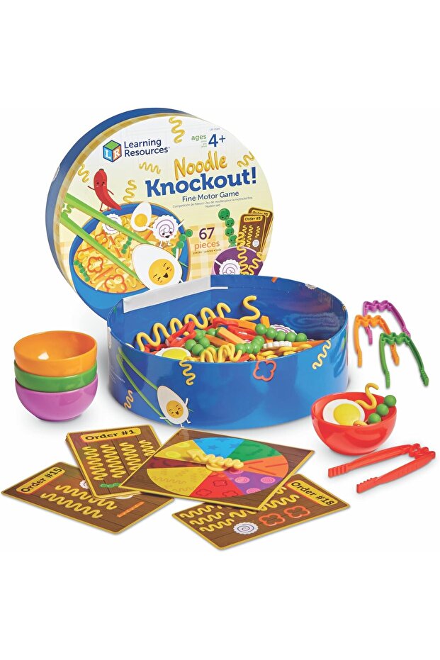 Noodle Knockout Fine Motor Game