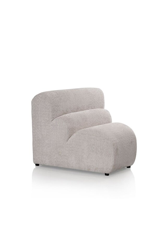Polyester Sofa Without Arms White