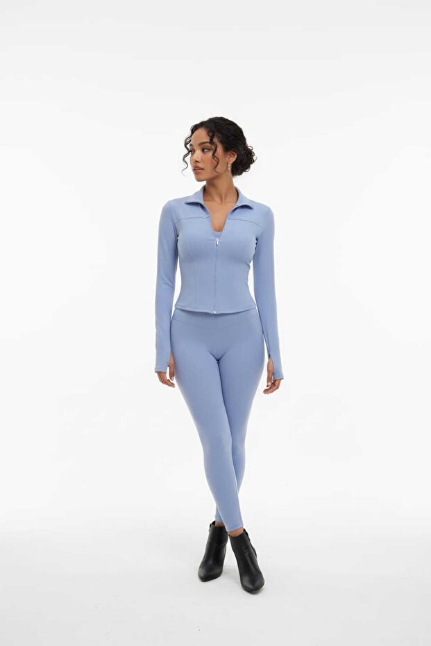 NUVARA Premium Slim Fit Full Zip Jacket