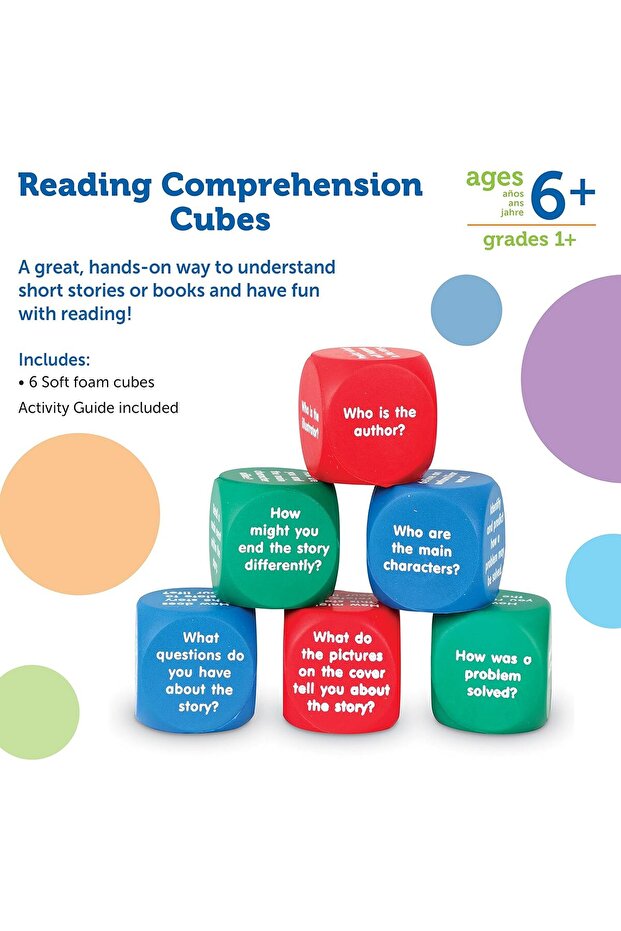 Reading Comprehension Cubes - 6