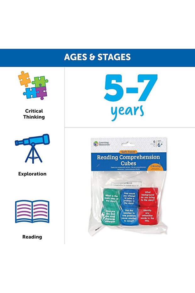 Reading Comprehension Cubes - 5
