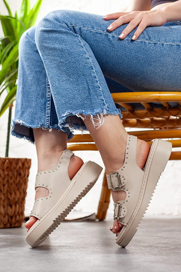 Ac35398 Zimablai Adjustable Buckle Yu Soft Sole Andalet