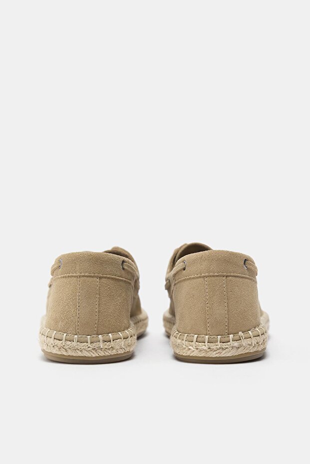 Deri jüt tekne ayakkabısı - 5