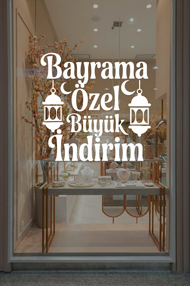 Bayrama Special Store Glass Sticker – Shop Window Signage