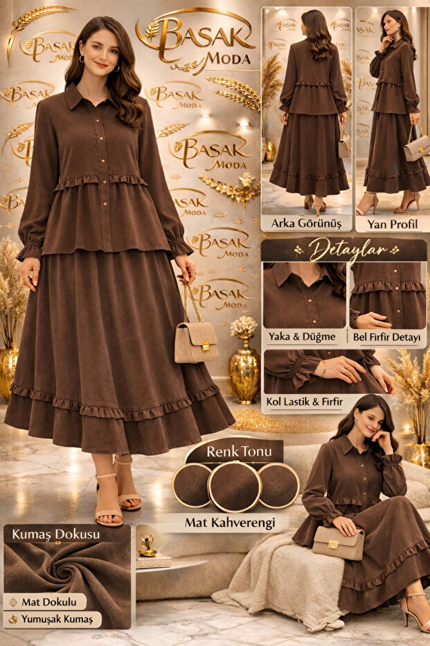 MKBAŞAK MODA ETEKLİ TAKIM - 4