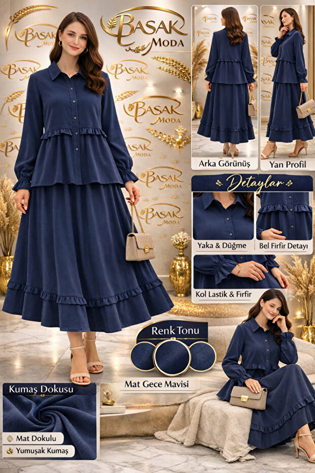 MKBAŞAK MODA ETEKLİ TAKIM - 5