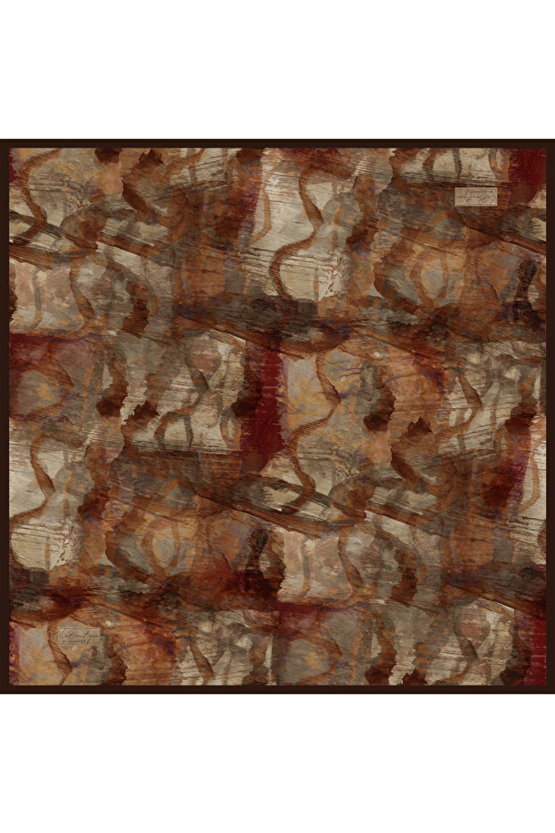 Fall Scarf 2602-07 90X90