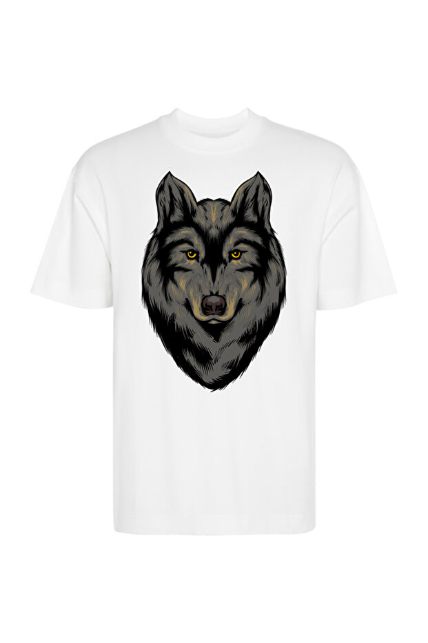 Tricou Oversize - Lup - 3