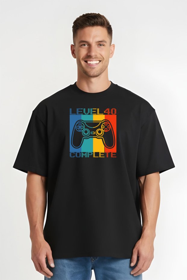 Tricou Oversize - Level 40 Complete