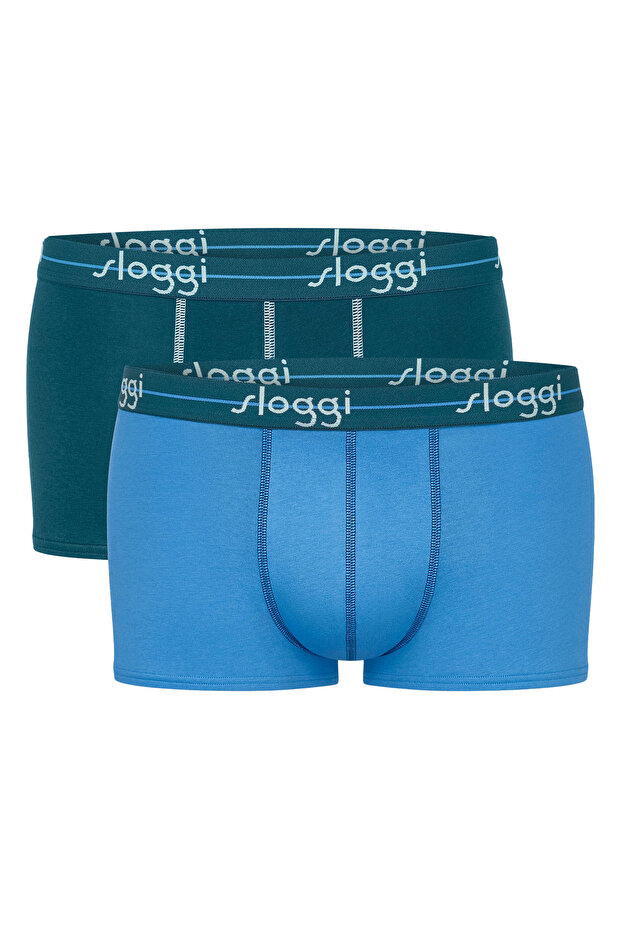 Retro Boxer Blue Start - 5