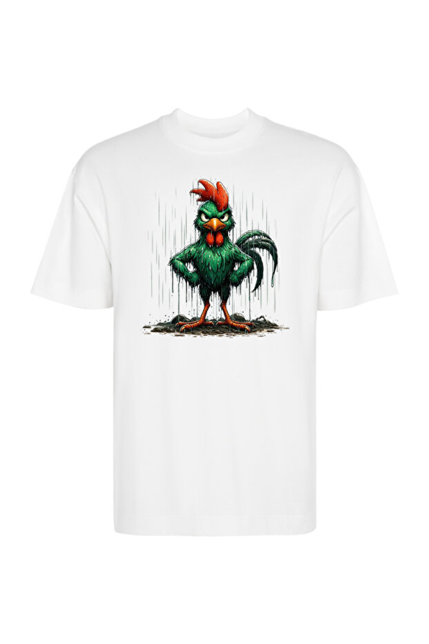 Tricou Oversize - Cocoș - 3