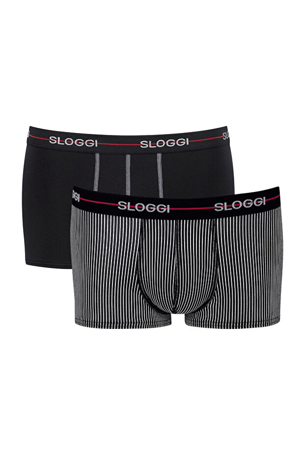 Retro Boxer Blue Start - 3