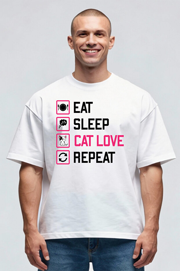Tricou Oversize - Cat - 1
