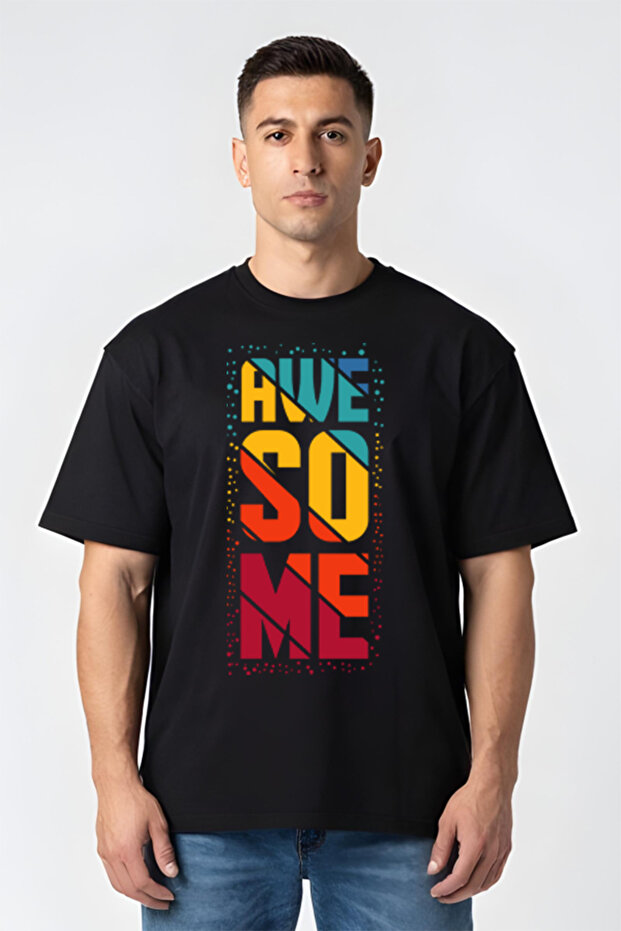 Tricou Oversize - Awesome - 3